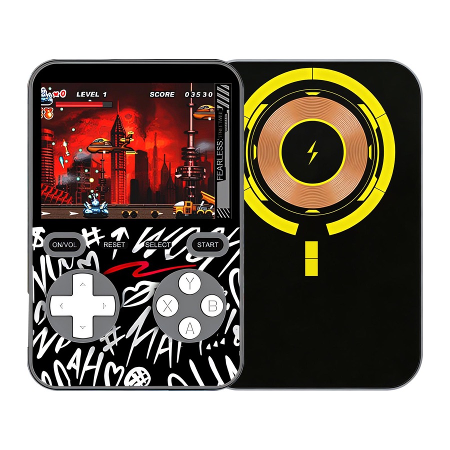 MIRO V99 3-in-1 Magnetic Wireless Charger 5000mAh Multifunctional Power Bank Gaming Console 15W MegSafe 20W PD Fast Charge